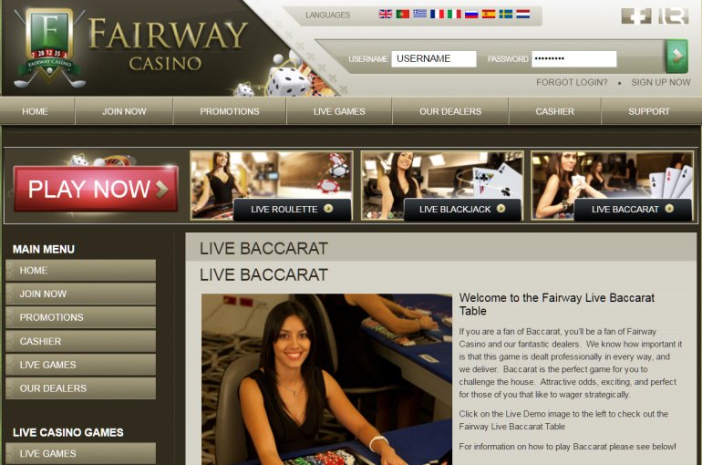 Casinò dal vivo Fairway